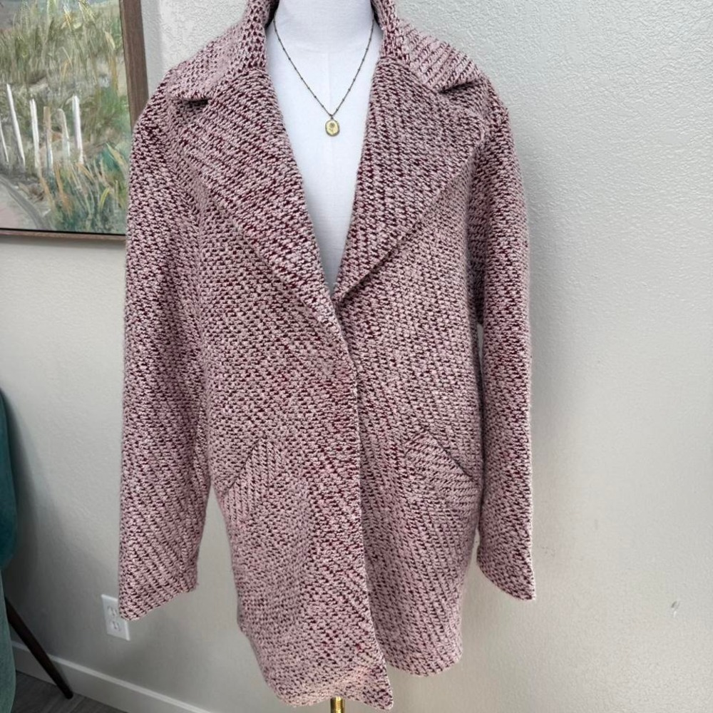 Bershka Textured Knit Coat – Size M/L‎ - Picture 2 of 7